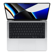 Apple MacBook Pro (2021) 14 Zoll M1 Pro (8-Core CPU + 14-Core GPU) 32GB RAM 4TB SSD silber (96W Netzteil)