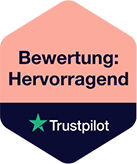 Trustpilot-Badge Bewertung: Hervorragend