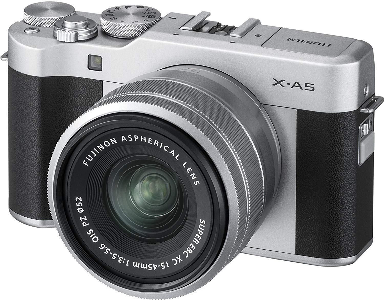 Fujifilm X-A5 mit XC15-45mm F3.5-5.6 OIS PZ Kamera silber