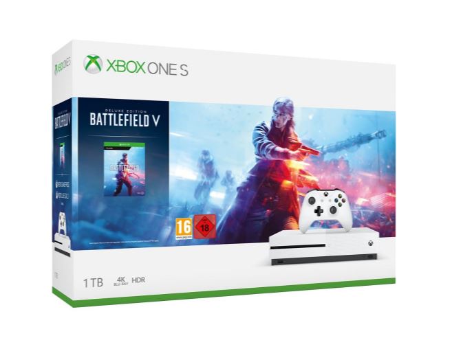 Microsoft Xbox One S 1TB Battelfield V Bundle