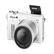 Nikon AW1 Systemkamera 14,2 MP inkl. 11-27,5mm Objektiv weiß