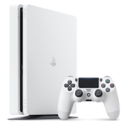 Sony PlayStation 4 slim 500GB CUH-2016A weiß inkl. 1 DualShock Controller weiß