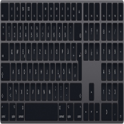 Apple Magic Keyboard mit Ziffernblock spacegrau (QWERTZ)