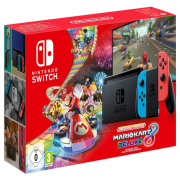 Nintendo Switch Neon-Rot/Neon-Blau (2019 Edition) - Mario Kart 8 Deluxe Bundle