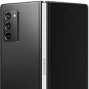 Samsung Galaxy Z Fold2 5G 256GB mystic black mit Scharnierabdeckung metallic silver