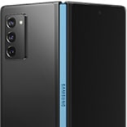 Samsung Galaxy Z Fold2 5G 256GB mystic black mit Scharnierabdeckung metallic blue