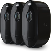 Arlo Pro4 Spotlight (VMC4350B) Wireless Überwachungskamera 3er Set schwarz