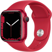 Apple Watch Series 7 41mm GPS Aluminiumgehäuse (PRODUCT) RED mit Sportarmband (PRODUCT) RED
