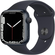 Apple Watch Series 7 45mm GPS Aluminiumgehäuse mitternacht mit Sportarmband mitternacht