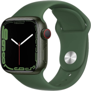 Apple Watch Series 7 41mm GPS + Cellular Aluminiumgehäuse grün mit Sportarmband klee