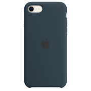 Apple Silikon Case für iPhone SE abyssblau