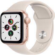 Apple Watch SE 40mm GPS Aluminiumgehäuse gold mit Sportarmband polarstern