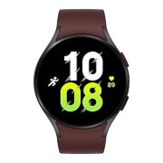 Samsung Galaxy Watch5 44mm Bluetooth graphite mit Sport Band burgundy (M/L)