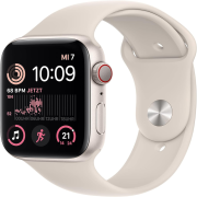 Apple Watch SE (2022) 44mm GPS + Cellular Aluminiumgehäuse polarstern mit Sportarmband polarstern