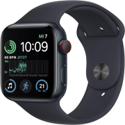 Apple Watch SE (2022) 44mm GPS + Cellular Aluminiumgehäuse mitternacht mit Sportarmband mitternacht