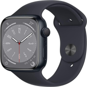 Apple Watch Series 8 41mm GPS Aluminiumgehäuse mitternacht mit Sportarmband mitternacht