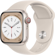 Apple Watch Series 8 41mm GPS + Cellular Aluminiumgehäuse polarstern mit Sportarmband polarstern