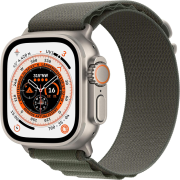 Apple Watch Ultra 49mm GPS + Cellular Titangehäuse mit Alpine Loop grün (S)