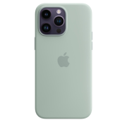 Apple iPhone 14 Pro Max Silikon Case mit MagSafe agavengrün