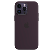 Apple iPhone 14 Pro Max Silikon Case mit MagSafe holunder