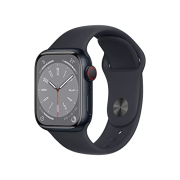 Apple Watch Series 8 41mm GPS + Cellular Aluminiumgehäuse mitternacht mit Sportarmband mitternacht