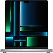 Apple MacBook Pro (2023) 14 Zoll M2 Pro (10-Core CPU + 16-Core GPU + 16-Core NE) 16GB RAM 512GB SSD silber (67W Netzteil)