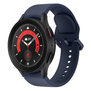 Samsung Galaxy Watch5 Pro 45mm Bluetooth Titangehäuse black titanium mit Sport Band navy