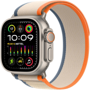 Apple Watch Ultra 2 49mm GPS + Cellular Titangehäuse mit Trail Loop orange/beige