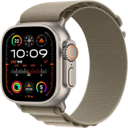 Apple Watch Ultra 2 49mm GPS + Cellular Titangehäuse mit Alpine Loop oliv (M)