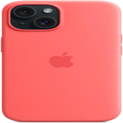Apple iPhone 15 Silikon Case mit MagSafe guave
