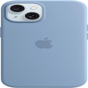 Apple iPhone 15 Silikon Case mit MagSafe winterblau