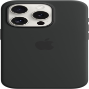 Apple iPhone 15 Pro Silikon Case mit MagSafe schwarz