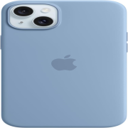 Apple iPhone 15 Plus Silikon Case mit MagSafe winterblau