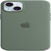 Apple iPhone 15 Plus Silikon Case mit MagSafe zypresse