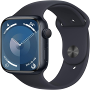 Apple Watch Series 9 45mm GPS Aluminiumgehäuse mitternacht mit Sportarmband mitternacht (M/L)