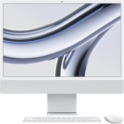 Apple iMac (2023) 24 Zoll M3 (8-Core CPU + 8-Core GPU + 16-Core NE) 8GB RAM 256GB SSD silber (Gigabit Ethernet inkl. Magic Mouse)