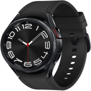 Samsung Galaxy Watch6 Classic 43mm Bluetooth schwarz mit Hybrid eco-Leather Band schwarz