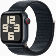 Apple Watch SE (2022) 40mm GPS + Cellular Aluminiumgehäuse mitternacht mit Sport Loop mitternacht