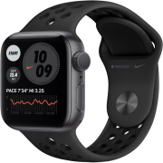 Apple Watch Series 6 Nike 40mm GPS Aluminiumgehäuse spacegrau mit Nike Sportarmband anthracite/black