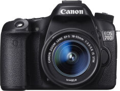 Canon EOS 70D SLR 20,2 MP Kit inkl. EF-S 18-55mm f/3,5-5, 6 IS STM schwarz