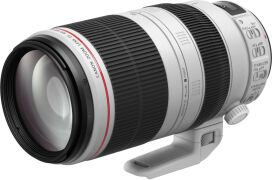Canon EF 100-400mm Telezoomobjektiv F4.5-5.6L IS II USM für EOS hellgrau/schwarz