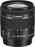Canon Zoomobjektiv EF-S 18-55mm F4.0-5.6 IS STM für Canon EOS schwarz