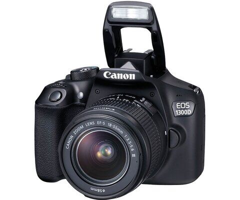 Canon EOS 1300D Kit inkl. EF-S 18-55mm III Objektiv schwarz