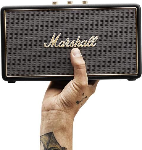 Marshall Stockwell tragbarer Bluetooth Lautsprecher schwarz