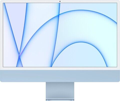 Apple iMac 2021 24 Zoll M1 8-Core CPU 7-Core GPU 8GB RAM 256GB SSD blau