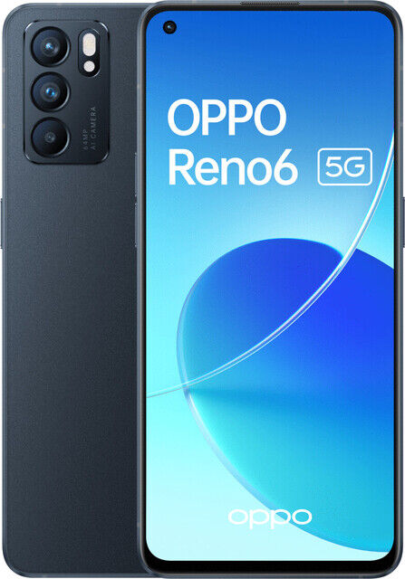 Oppo Reno 6 128GB Dual-SIM stellar black