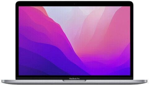 Apple MacBook Pro 2022 13 Zoll M2 8-Core CPU 10-Core GPU 16-Core NE 8GB RAM 256GB SSD spacegrau