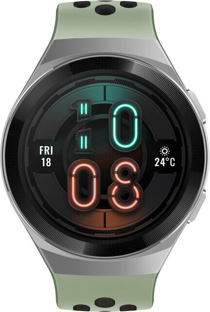 Huawei Watch GT 2e 46mm Bluetooth Kunststoff grün Edelstahlgehäuse silber