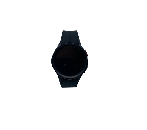 Samsung Galaxy Watch5 Pro 45mm LTE Silikonarmband schwarz Titangehäuse schwarz 