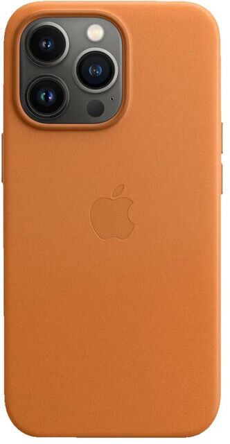 Apple Leder Case MagSafe iPhone 13 Pro golden brown